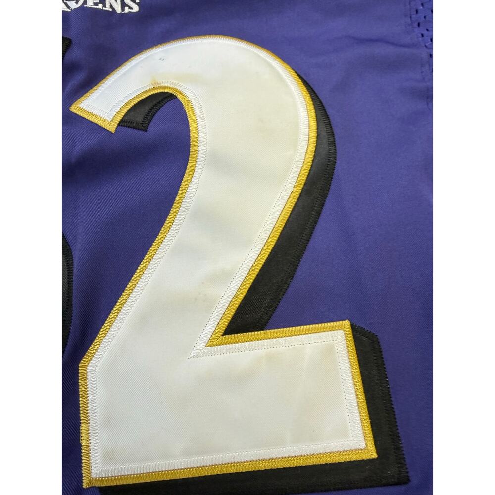 Nike Baltimore Ravens Ray Lewis 52 Men's Large Purple | Black Jersey - Picture 5 of 9